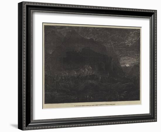 A Mountain Chief's Funeral in Olden Times-Francis Danby-Framed Giclee Print