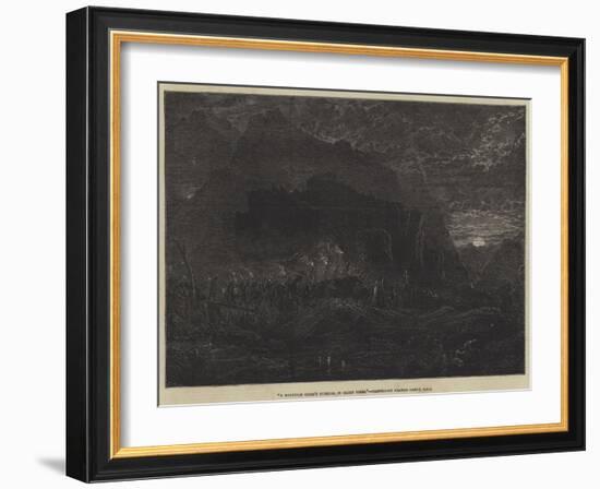 A Mountain Chief's Funeral in Olden Times-Francis Danby-Framed Giclee Print