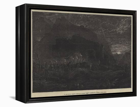 A Mountain Chief's Funeral in Olden Times-Francis Danby-Framed Premier Image Canvas