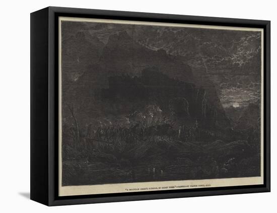 A Mountain Chief's Funeral in Olden Times-Francis Danby-Framed Premier Image Canvas