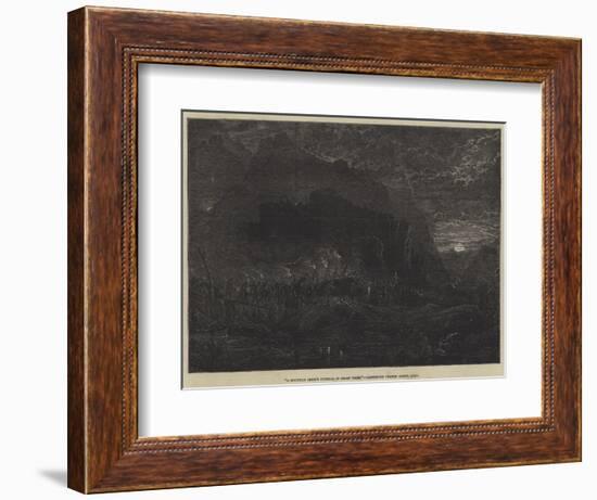 A Mountain Chief's Funeral in Olden Times-Francis Danby-Framed Giclee Print