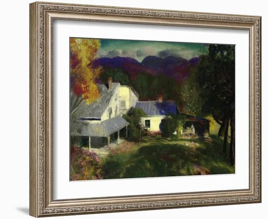 A Mountain Farm, 1920-George Wesley Bellows-Framed Giclee Print