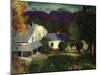 A Mountain Farm, 1920-George Wesley Bellows-Mounted Giclee Print