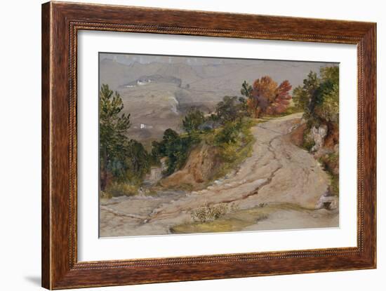 A Mountain Road in Italy-Samuel Palmer-Framed Giclee Print