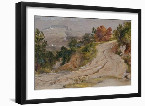 A Mountain Road in Italy-Samuel Palmer-Framed Giclee Print