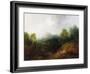 A Mountain Valley with Rustic Figures, C.1773-7-Thomas Gainsborough-Framed Giclee Print