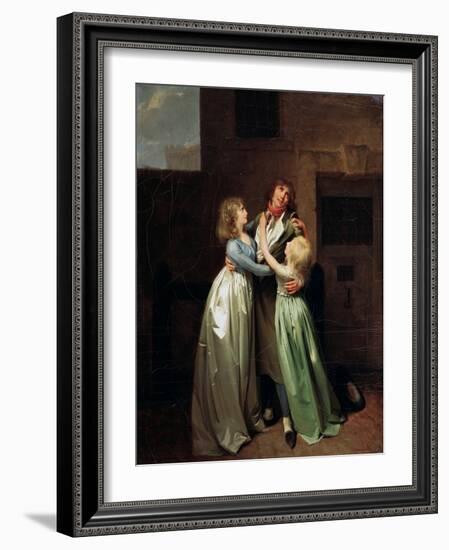 A Mournful Parting, 1780S-Louis Leopold Boilly-Framed Giclee Print