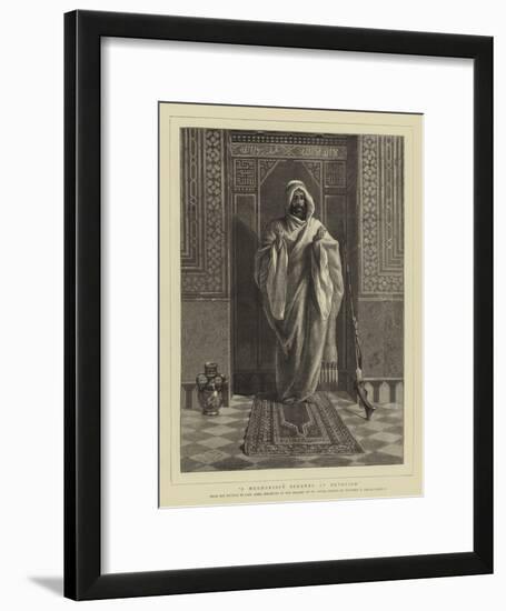 A Mugharibee Bedawee at Devotion-Carl Haag-Framed Giclee Print