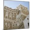 A multi-storeyed house in Shibam-Werner Forman-Mounted Giclee Print