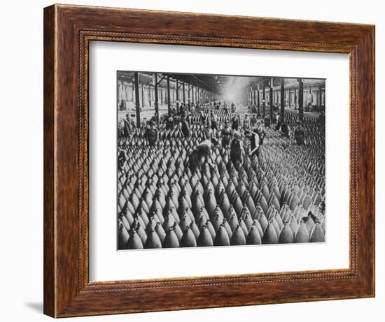 A munitions factory, World War I, 1917 (1938)-Horace Walter Nicholls-Framed Photographic Print