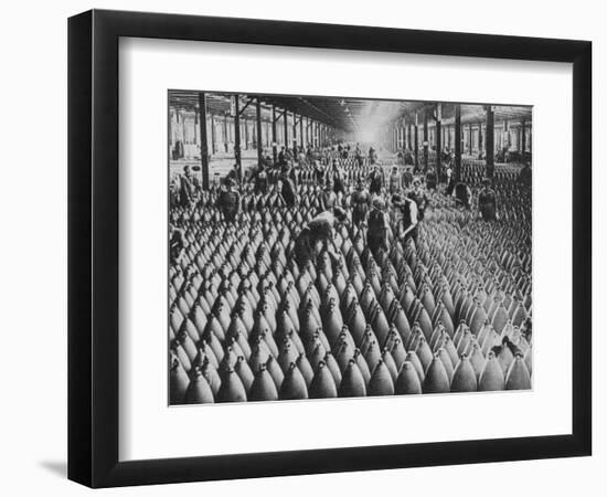 A munitions factory, World War I, 1917 (1938)-Horace Walter Nicholls-Framed Photographic Print