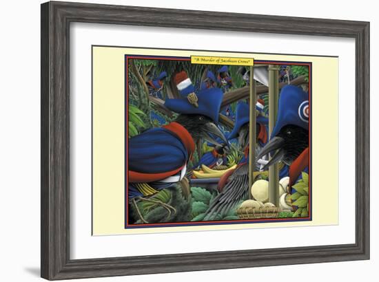 A Murder of Jacobean Crows-Richard Kelly-Framed Art Print