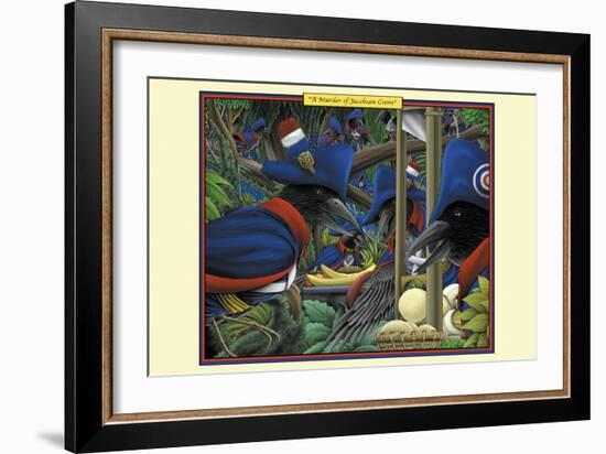 A Murder of Jacobean Crows-Richard Kelly-Framed Art Print