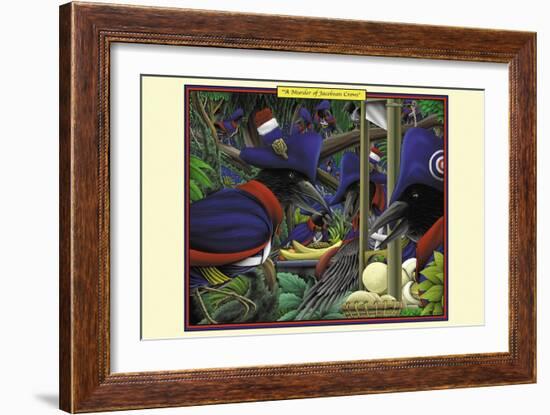 A Murder of Jacobean Crows-Richard Kelly-Framed Art Print