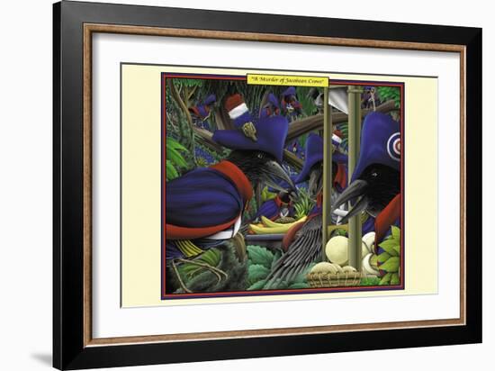 A Murder of Jacobean Crows-Richard Kelly-Framed Art Print