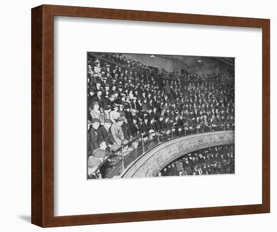 A music hall gallery, London, c1900 (1901)-Unknown-Framed Photographic Print