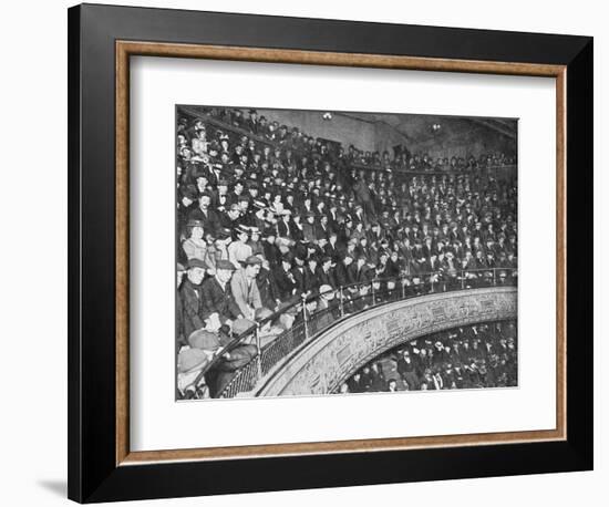 A music hall gallery, London, c1900 (1901)-Unknown-Framed Photographic Print