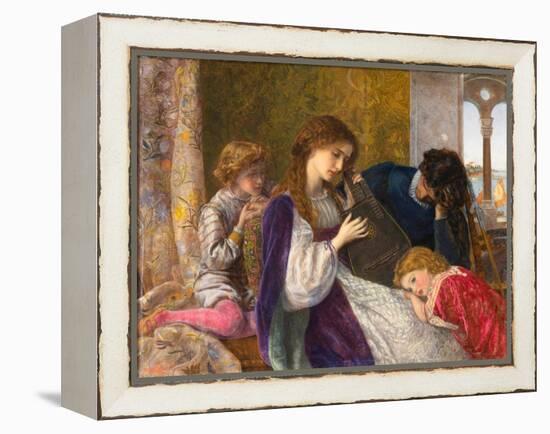 A Music Party, 1864 (Oil on Canvas)-Arthur Hughes-Framed Premier Image Canvas