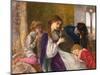 A Music Party, 1864 (Oil on Canvas)-Arthur Hughes-Mounted Giclee Print