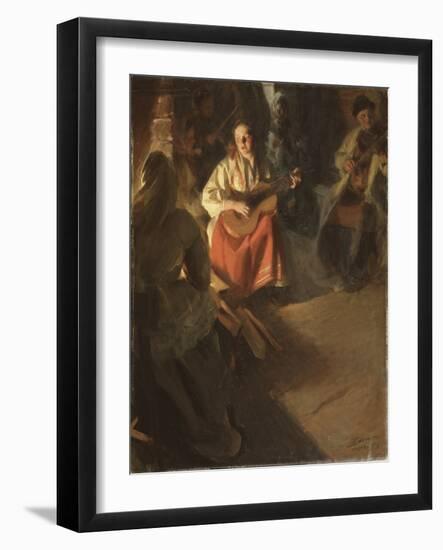 A Musical Family, 1905 (Oil on Canvas)-Anders Leonard Zorn-Framed Giclee Print