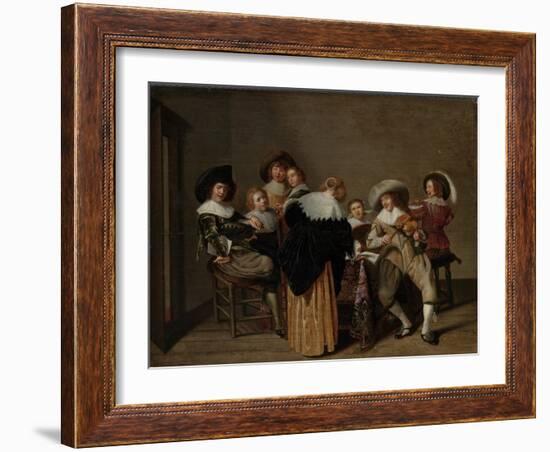 A Musical Party-Dirck Hals-Framed Giclee Print