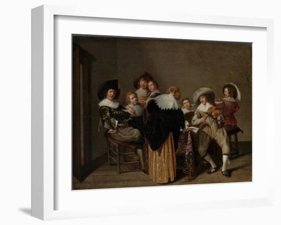 A Musical Party-Dirck Hals-Framed Giclee Print