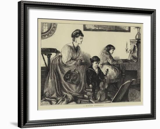 A Musical Rehearsal-null-Framed Giclee Print