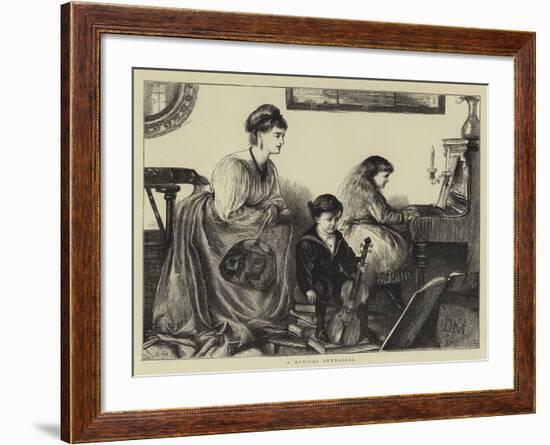 A Musical Rehearsal-null-Framed Giclee Print