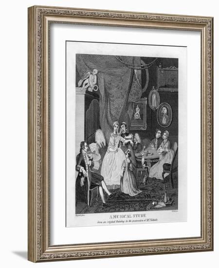 A Musical Study by William Hogarth-William Hogarth-Framed Giclee Print