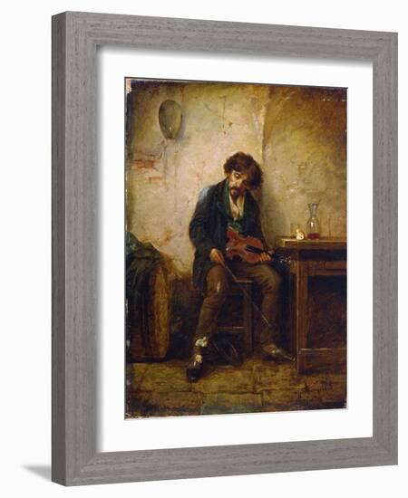 A Musician, 1876-Nikolai Petrovich Petrov-Framed Giclee Print