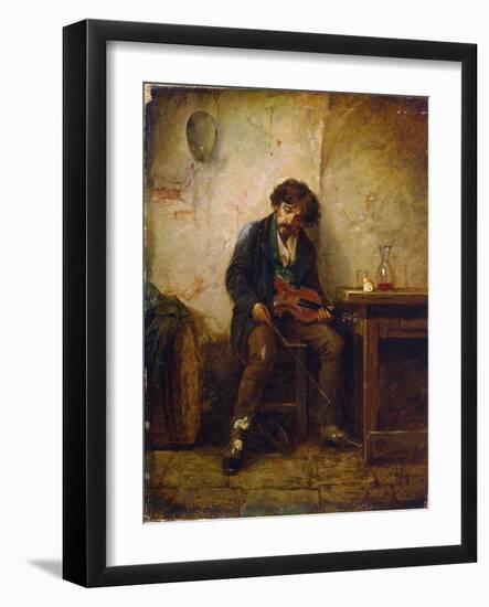 A Musician, 1876-Nikolai Petrovich Petrov-Framed Giclee Print