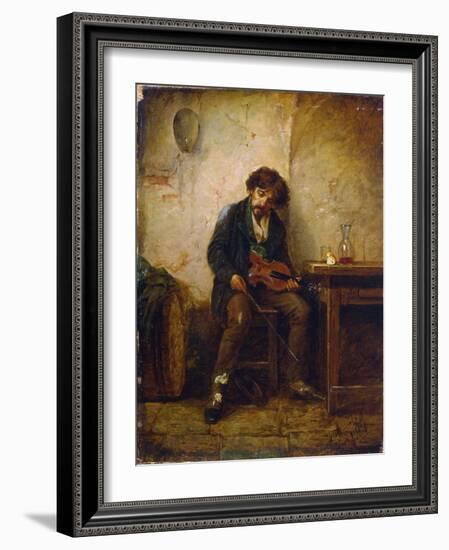 A Musician, 1876-Nikolai Petrovich Petrov-Framed Giclee Print