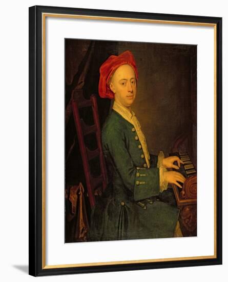 A Musician, C.1700-50-null-Framed Giclee Print