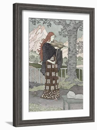 A Musician-Eugene Grasset-Framed Giclee Print