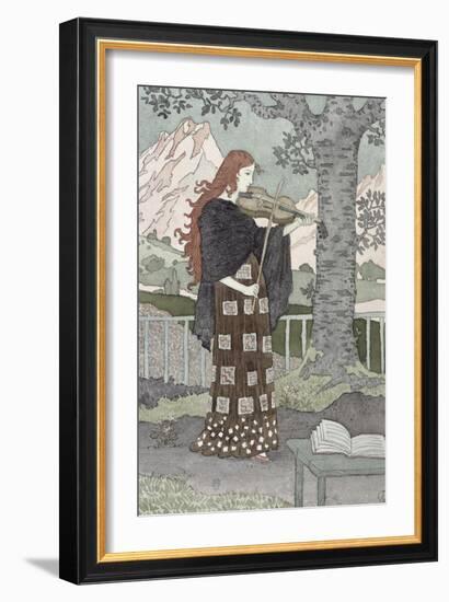A Musician-Eugene Grasset-Framed Giclee Print