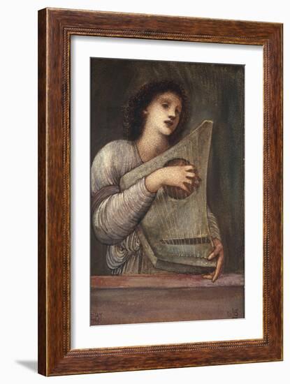 A Musician-Edward Burne-Jones-Framed Giclee Print