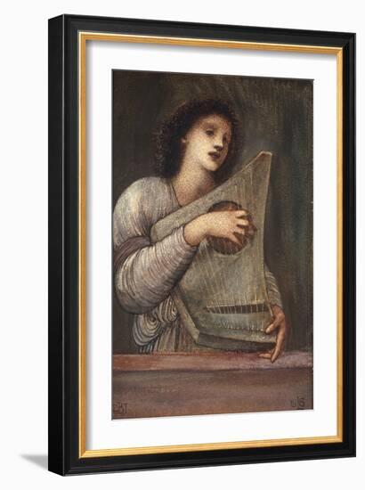 A Musician-Edward Burne-Jones-Framed Giclee Print