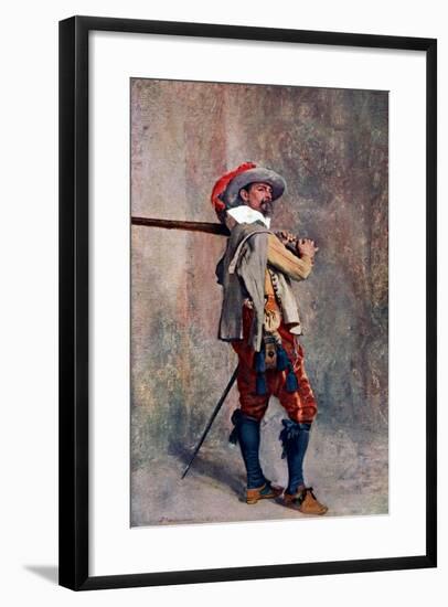 A Musketeer, C1600-1650-Jean Louis Ernest Meissonier-Framed Giclee Print