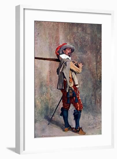 A Musketeer, C1600-1650-Jean Louis Ernest Meissonier-Framed Giclee Print