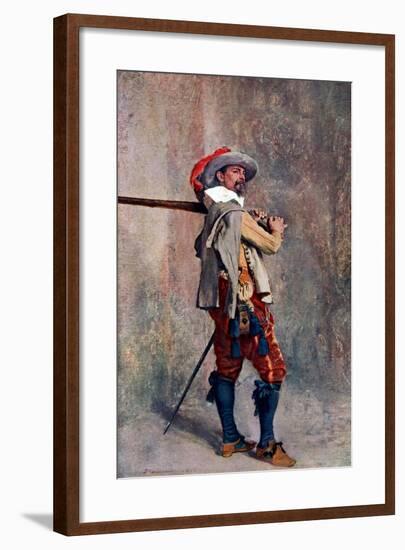 A Musketeer, C1600-1650-Jean Louis Ernest Meissonier-Framed Giclee Print