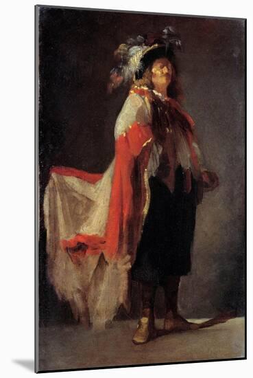 A Musketeer (Oil on Canvas)-Honore Daumier-Mounted Giclee Print