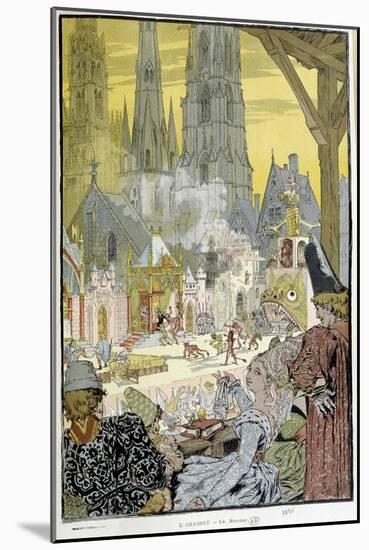 A Mystery of the Middle Ages by Grasset, 1886-Eugene Grasset-Mounted Giclee Print