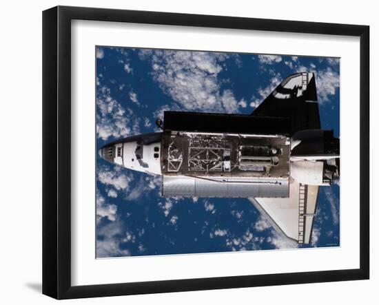 A Nadir View of the Space Shuttle Atlantis, June 10, 2007-Stocktrek Images-Framed Photographic Print