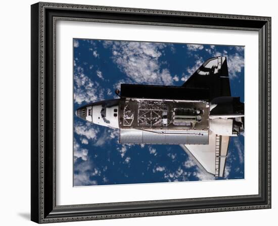 A Nadir View of the Space Shuttle Atlantis, June 10, 2007-Stocktrek Images-Framed Photographic Print