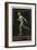 A Naked Athlete Running. Germany 1916 Berlin Olympic Games Poster Stamp, Unused-null-Framed Giclee Print