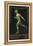 A Naked Athlete Running. Germany 1916 Berlin Olympic Games Poster Stamp, Unused-null-Framed Premier Image Canvas