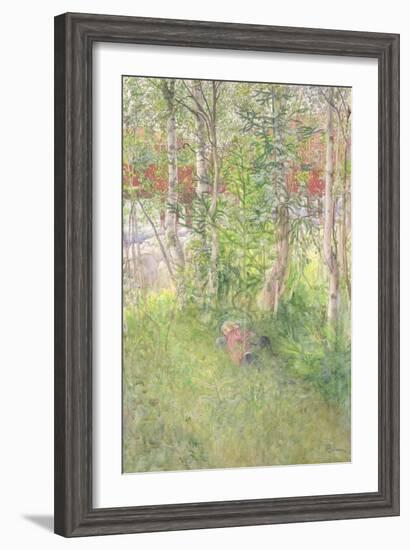 A Nap Out of Doors-Carl Larsson-Framed Giclee Print