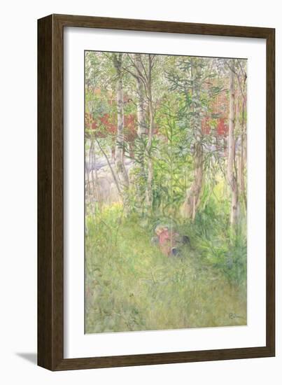 A Nap Out of Doors-Carl Larsson-Framed Giclee Print