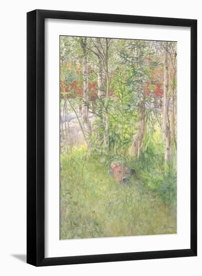 A Nap Out of Doors-Carl Larsson-Framed Giclee Print