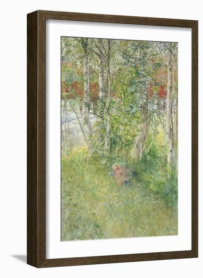 A Nap Outdoors-Carl Larsson-Framed Giclee Print